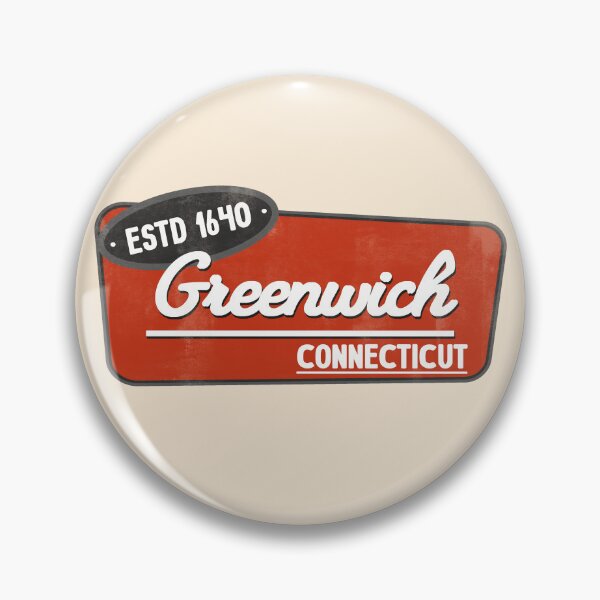 Item preview, Greenwich Connecticut Est. 1640 - Vintage Road Sign Style designed and sold by By Jonh.