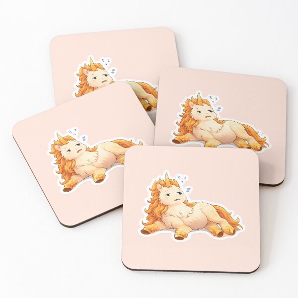 Item preview, Sassy Lazy Unicorn – Cute Grumpy Kawaii Unicorn Sticker Style designed and sold by Still Breathing Studio.