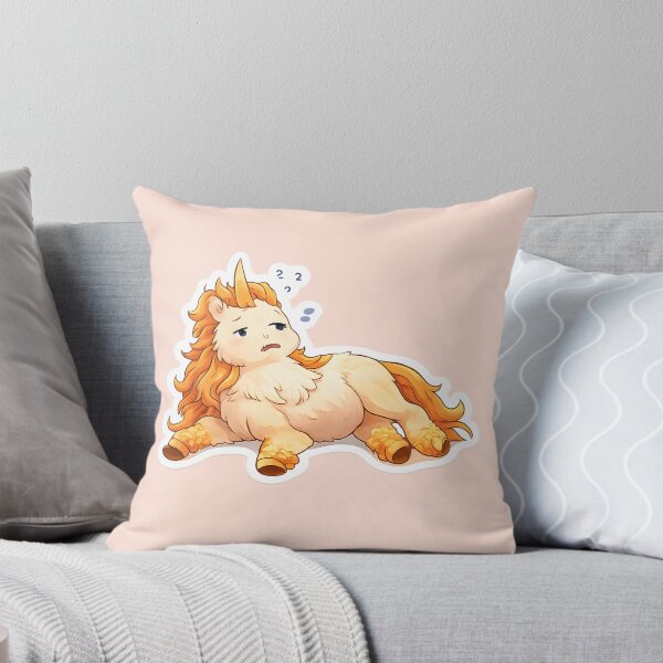 Item preview, Sassy Lazy Unicorn – Cute Grumpy Kawaii Unicorn Sticker Style designed and sold by Still Breathing Studio.