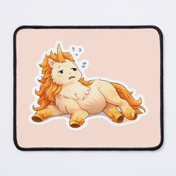 Item preview, Sassy Lazy Unicorn – Cute Grumpy Kawaii Unicorn Sticker Style designed and sold by Still Breathing Studio.
