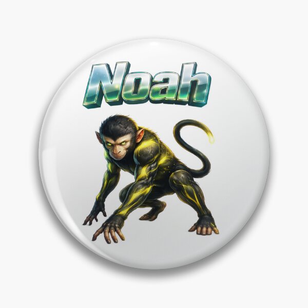 Item preview, Noah Year of the Monkey Eastern Zodiac Monkey Power Strength Design designed and sold by AlexLineArt.