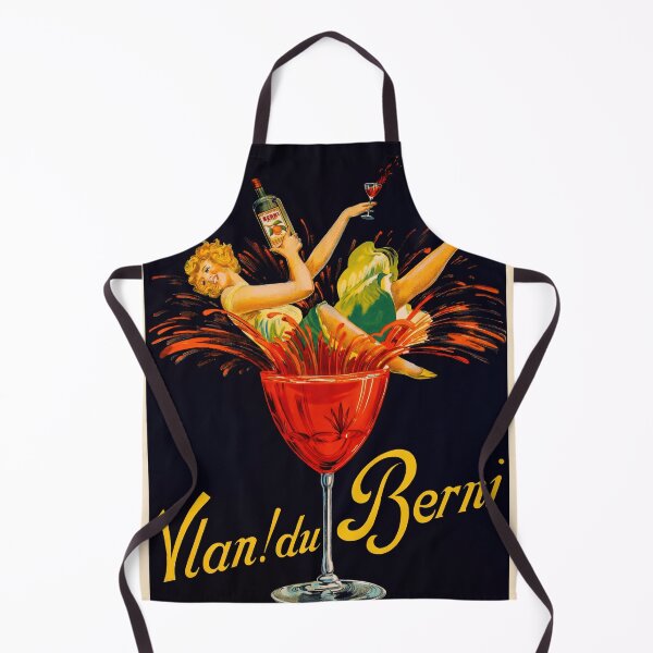 Item preview, Woman In Cocktail Glass Liquor Bottle Advertisement Poster : Colorful Illustration designed and sold by artofuniverse.