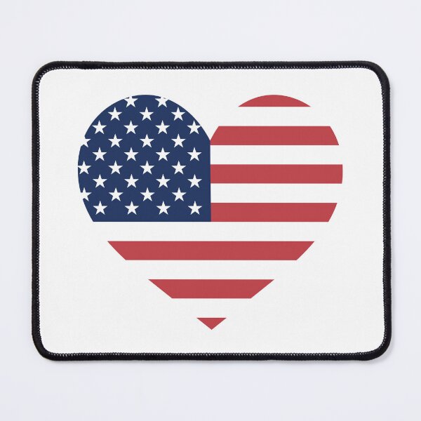 Item preview, USA Flag Heart designed and sold by MarshallStickerX.