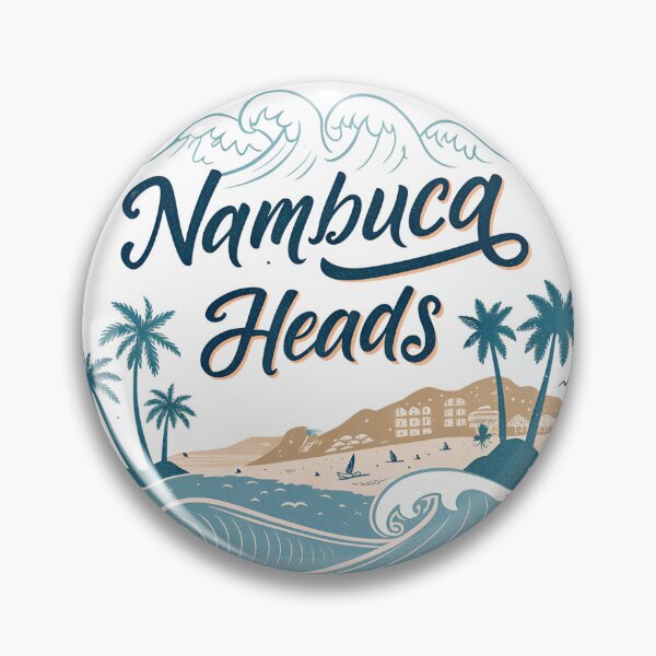 Item preview, Nambucca Heads Coastal Typography | Beach Town City Pride Design designed and sold by VividOrganica.