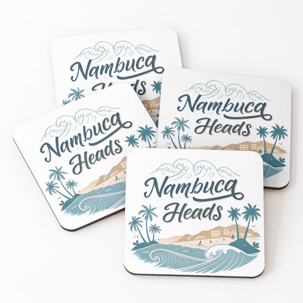 Item preview, Nambucca Heads Coastal Typography | Beach Town City Pride Design designed and sold by VividOrganica.