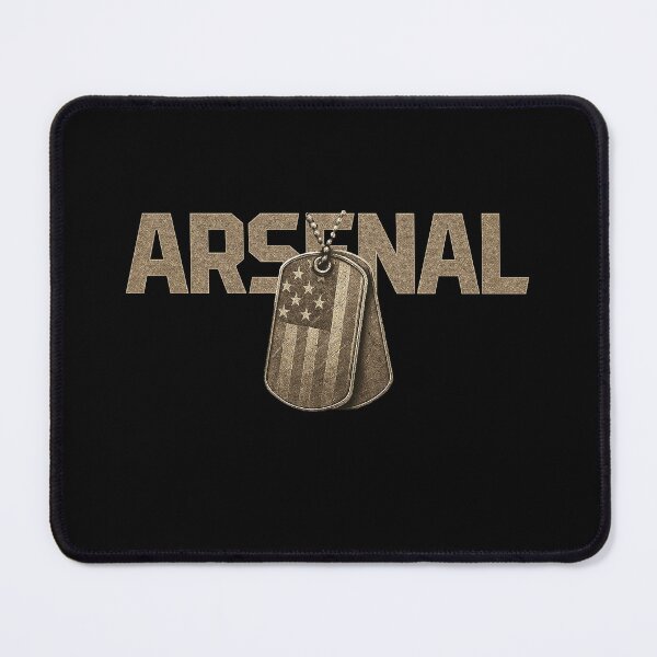 Item preview, ARSENAL Military Dog Tags Design designed and sold by Callsign 84.