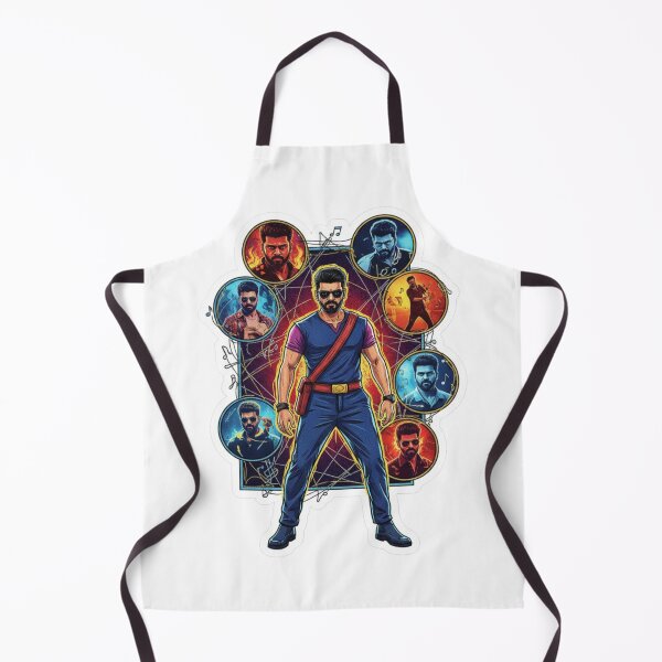 Item preview, The Many Faces of Thalapathy Vijay Leo – Bloody Sweet Action Star Design Thalapathy Forever – South Indian Cinema Icon designed and sold by Gurjeetpixelart.