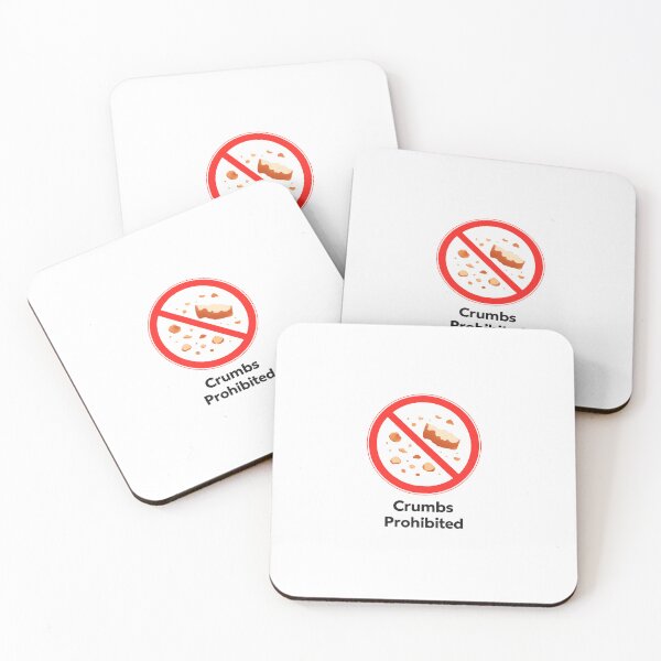 Item preview, Crumbs Prohibited – Stop Sign Warning | Gluten Free Kitchen Safety Design designed and sold by My Gluten Free Life UK.