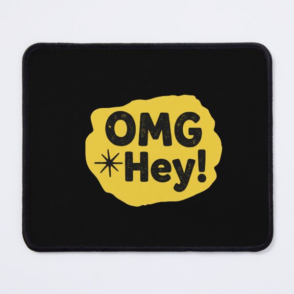 Item preview, Energetic Retro "OMG Hey!" Bubble Bright Yellow Pop Art Greeting designed and sold by ZyVoAli.