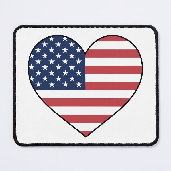Item preview, American Flag Heart designed and sold by MarshallStickerX.
