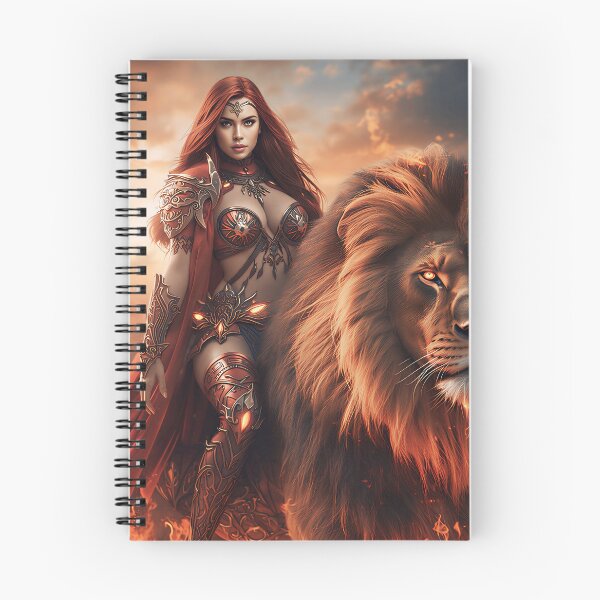 Item preview, Flame Sovereign – Fire Warrior Queen designed and sold by SunsetAngelsAI.