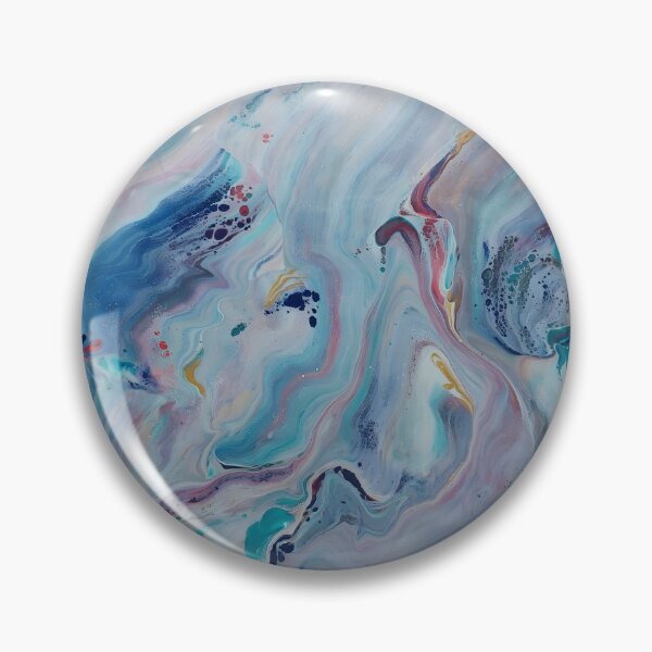 Item preview, Hypnotic Liquid Marble Swirls - Pink, Mauve and Blue designed and sold by GezBray.
