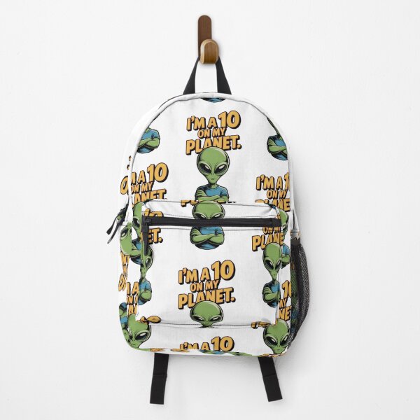 Item preview, I'm A 10 On My Planet - Funny Confident Alien Humor designed and sold by Planet Sarcasm.