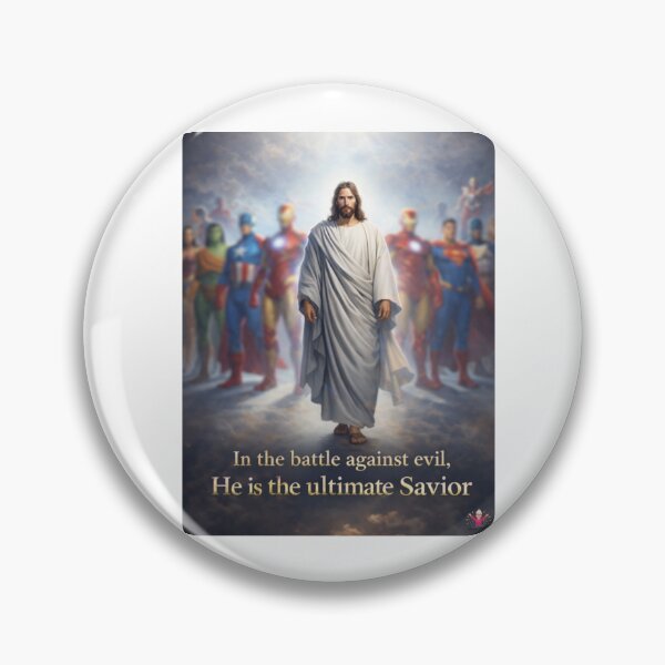 Item preview, Jesus, the greatest Hero designed and sold by Mertonopolis.