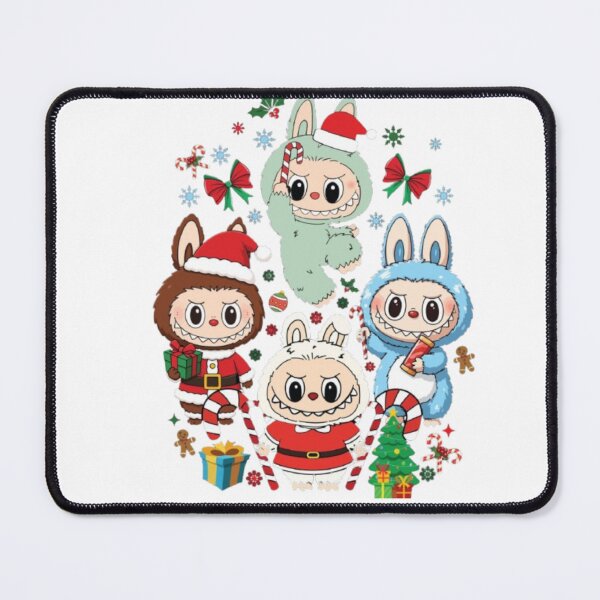 Item preview, Kawaii Christmas Bunny Friends designed and sold by AesthinkArt.