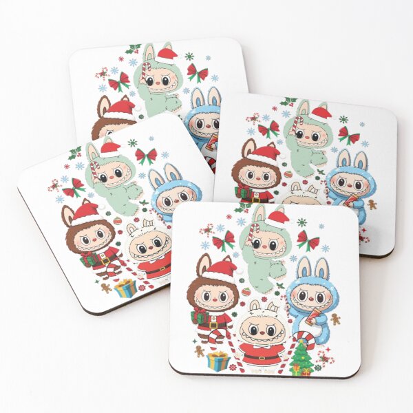 Item preview, Kawaii Christmas Bunny Friends designed and sold by AesthinkArt.