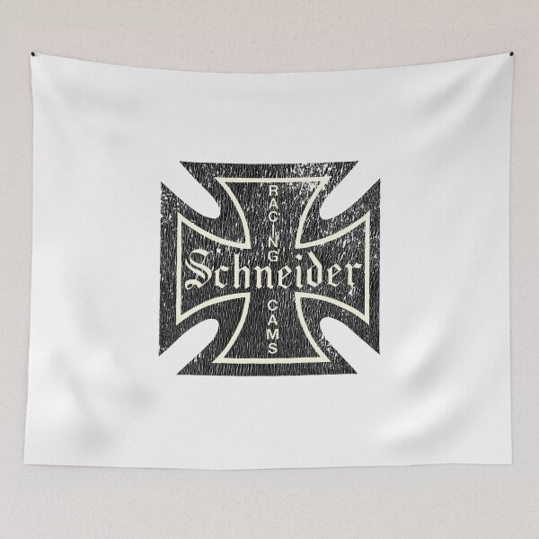 Item preview, Schneider Racing Cams - Rat rod, Hot rod, drag racing, rockabilly - gnarly, worn, aged print designed and sold by retropetrol.