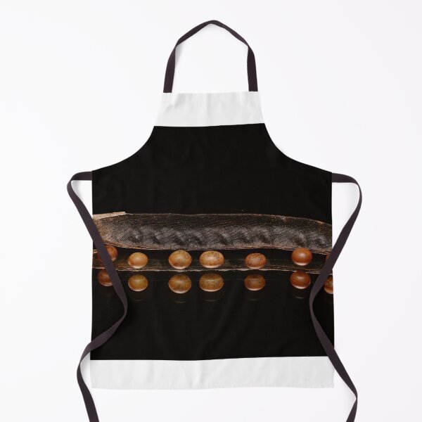 Item preview, Dried Seed Pod with Seeds and Reflection on Black Background designed and sold by Goiko7Margarita.