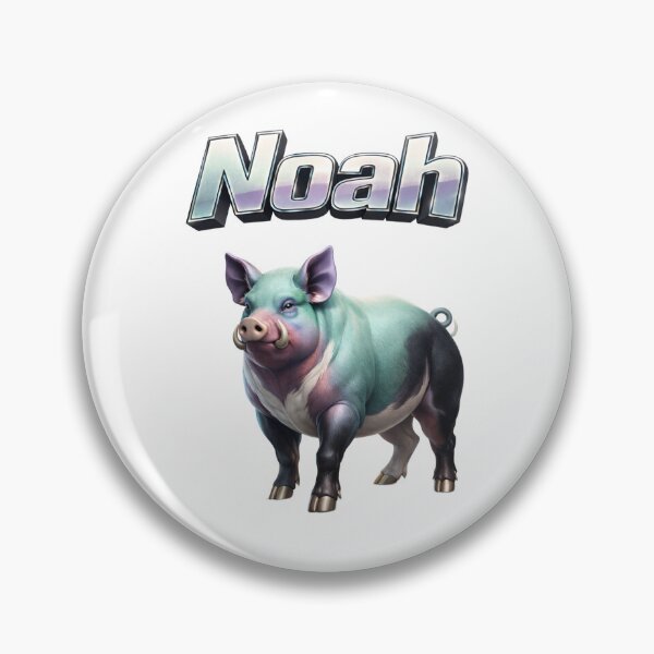 Item preview, Noah Year of the Pig Eastern Zodiac Pig Power Strength Design designed and sold by AlexLineArt.