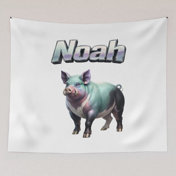Item preview, Noah Year of the Pig Eastern Zodiac Pig Power Strength Design designed and sold by AlexLineArt.