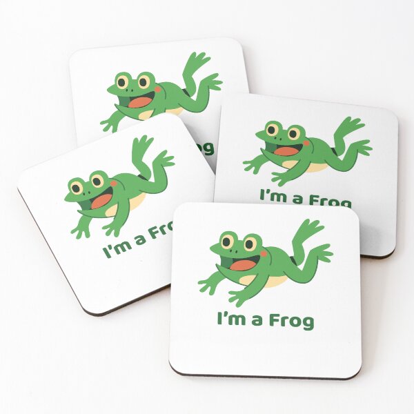 Item preview, I’m a Frog – Cute Cartoon Frog for Stickers, Tees, and Posters designed and sold by AkithSelling.