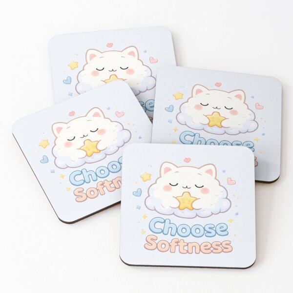 Item preview, Choose Softness Cute Kawaii Cloud Cat designed and sold by ValeriValera.