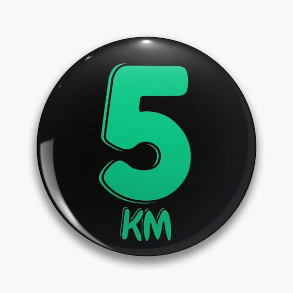Item preview, 5KM Running Achievement - Emerald Green designed and sold by NineSevenFour.
