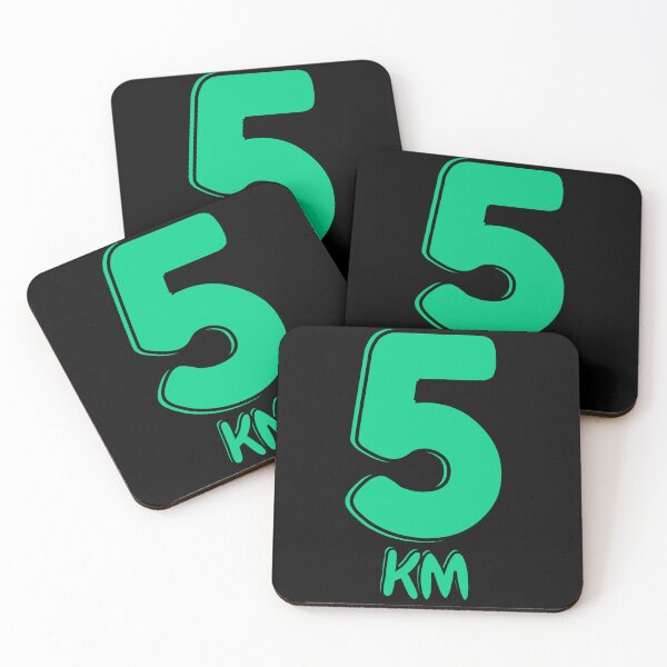 Item preview, 5KM Running Achievement - Emerald Green designed and sold by NineSevenFour.