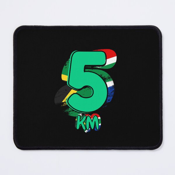 Item preview, 5KM Running Achievement - South Africa - Emerald Green designed and sold by NineSevenFour.