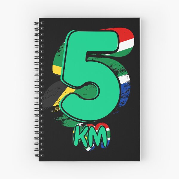 Item preview, 5KM Running Achievement - South Africa - Emerald Green designed and sold by NineSevenFour.