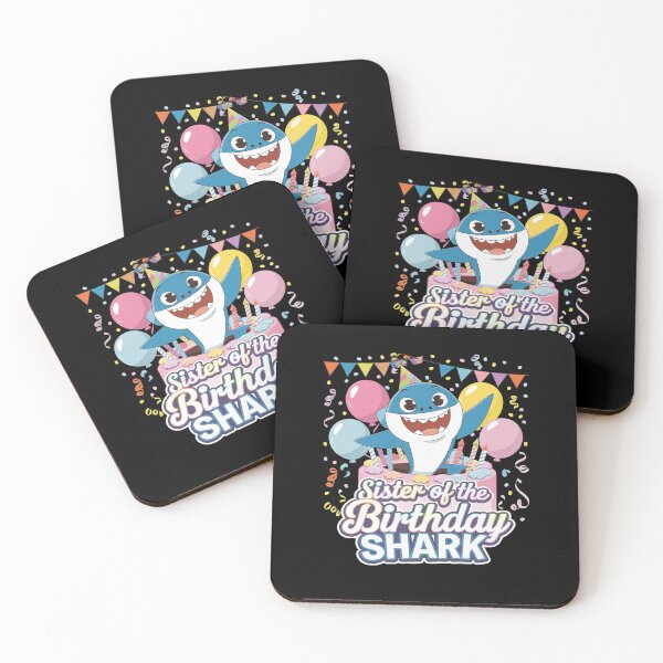 Item preview, Sister Of The Shark Birthday Boy Girl Party Family Group  designed and sold by PowAcademy.