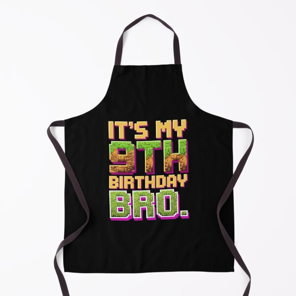 Item preview, Birthday Boy It's My 9th Birthday Video Game Pixel designed and sold by CombatTask.