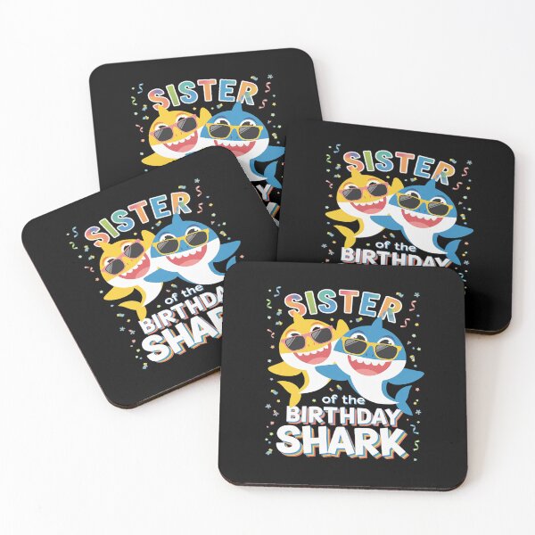Item preview, Sister Of The Shark Birthday Family Birthday Little Brother 3  designed and sold by AquaKiev.