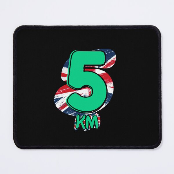 Item preview, 5KM Running Achievement - United Kingdom - Emerald Green designed and sold by NineSevenFour.