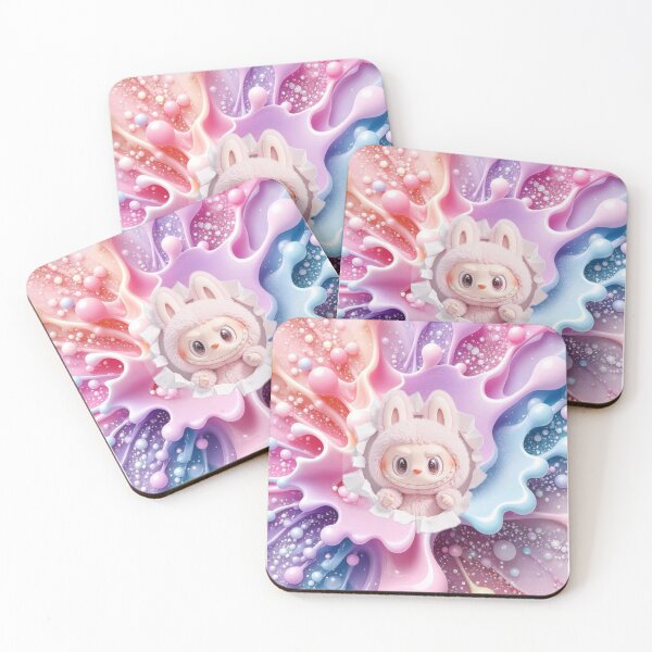Item preview, Kawaii Labubu Color Splash designed and sold by AesthinkArt.