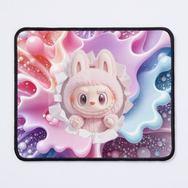 Artikelvorschau, Kawaii Labubu Farbspritzer entworfen und verkauft von AesthinkArt.