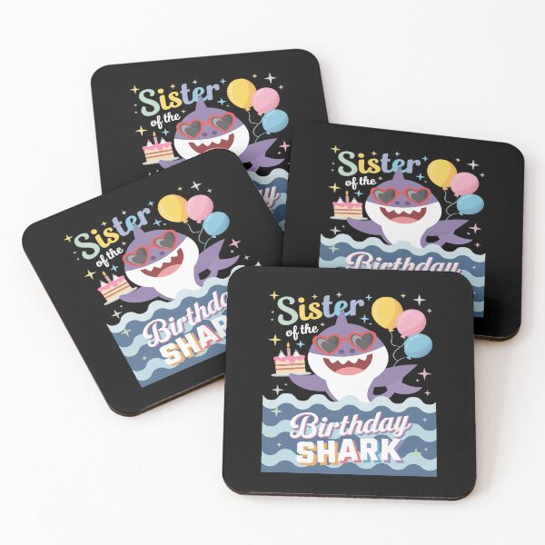 Item preview, Sister of the Shark Birthday Sis Matching Family  designed and sold by AquaKiev.