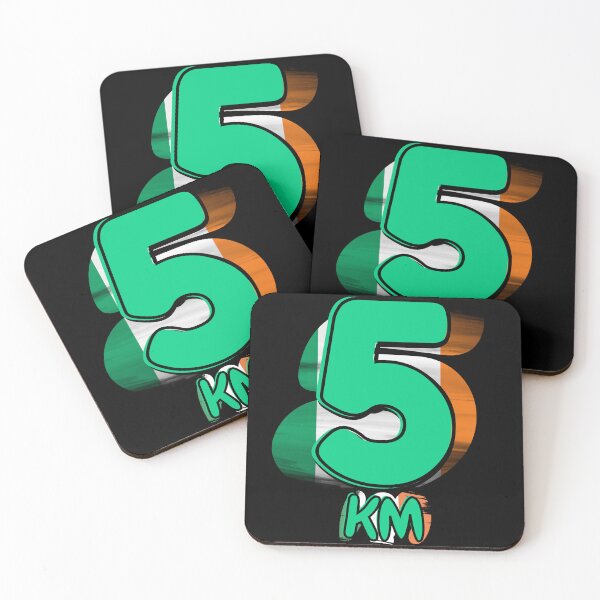 Item preview, 5KM Running Achievement - Ireland - Emerald Green designed and sold by NineSevenFour.