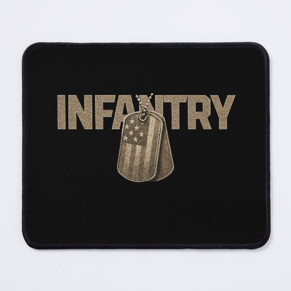 Item preview, INFANTRY Military Dog Tags Design designed and sold by Callsign 84.