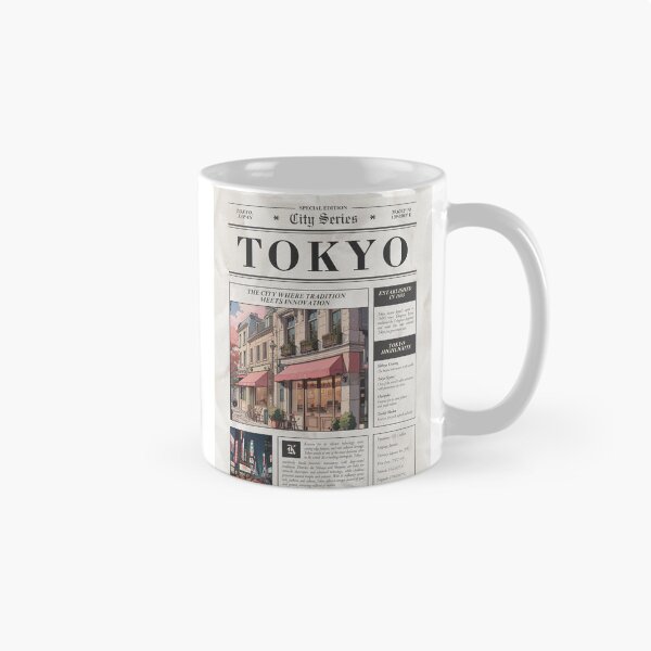 Aperçu de l'œuvre Série Tokyo City – Style journal vintage créée et vendue par KomoFrames.