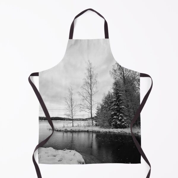 Item preview, Snow by the lake. bw designed and sold by Jouko Lehto Photography.