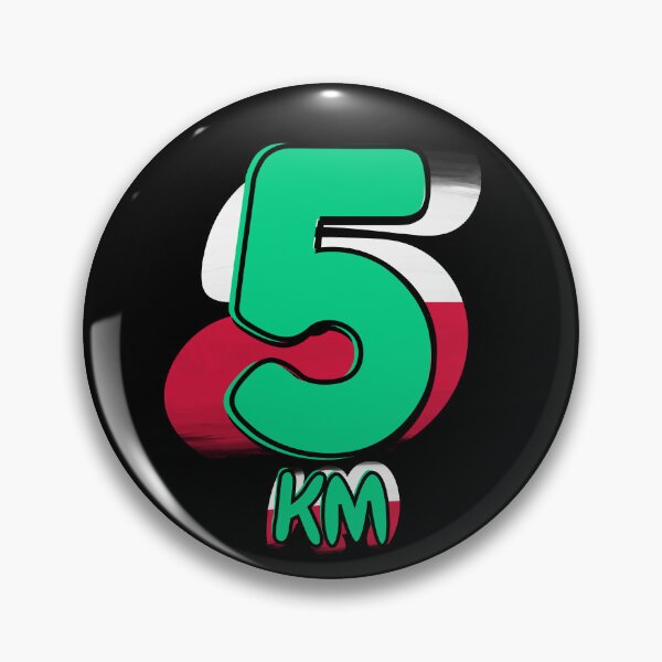 Item preview, 5KM Running Achievement - Poland - Emerald Green designed and sold by NineSevenFour.