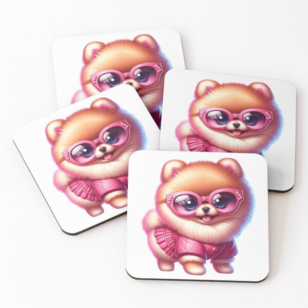 Item preview, Adorable Pink Posh Pomeranian Puppy – Cute Diva Dog Aesthetic designed and sold by Puppy Paws.