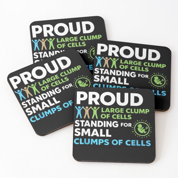 Item preview, Proud Large Clump of Cells Standing for Small Clumps of Cells Pro Life Statement Design designed and sold by JoyBoyStudio1.