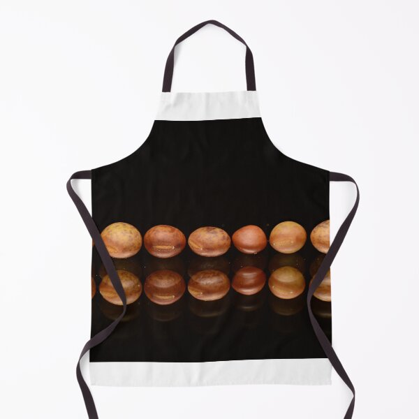 Item preview, Macro of Brown Seeds in Row with Reflection on Black Background designed and sold by Goiko7Margarita.