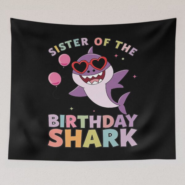 Item preview, Sister of the Shark Birthday Sis Matching Family 1  designed and sold by PowAcademy.
