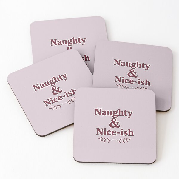 Item preview, Naughty & Nice-ish — Elegant Holiday Typography designed and sold by Mora Atelier Designs.