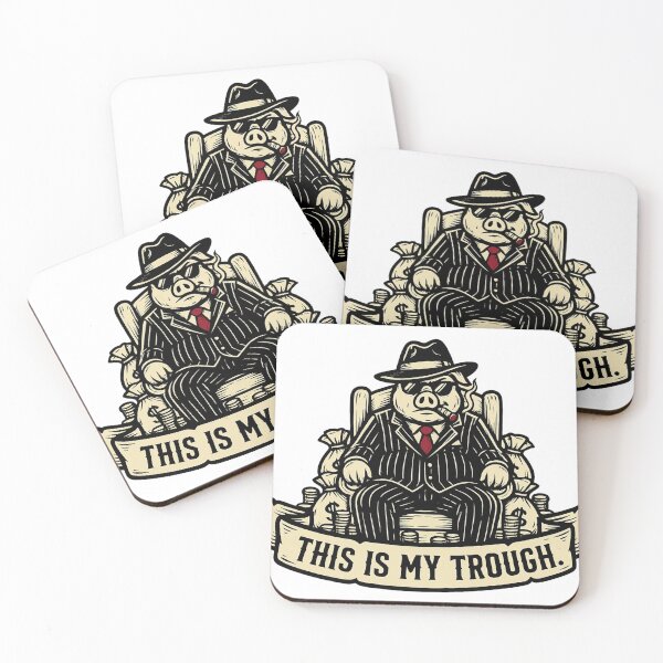 Item preview, Boss Hog on the Money Throne designed and sold by PigiArt.