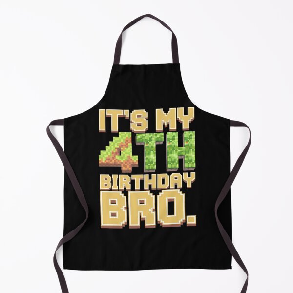 Item preview, It's My 4th Birthday Bro Video Game Pixel Bday Boy 1  designed and sold by MythWoot.