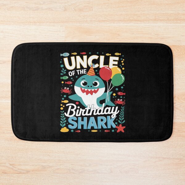 Item preview, Uncle Birthday Kids Shark Party Matching Family1  designed and sold by PowAcademy.